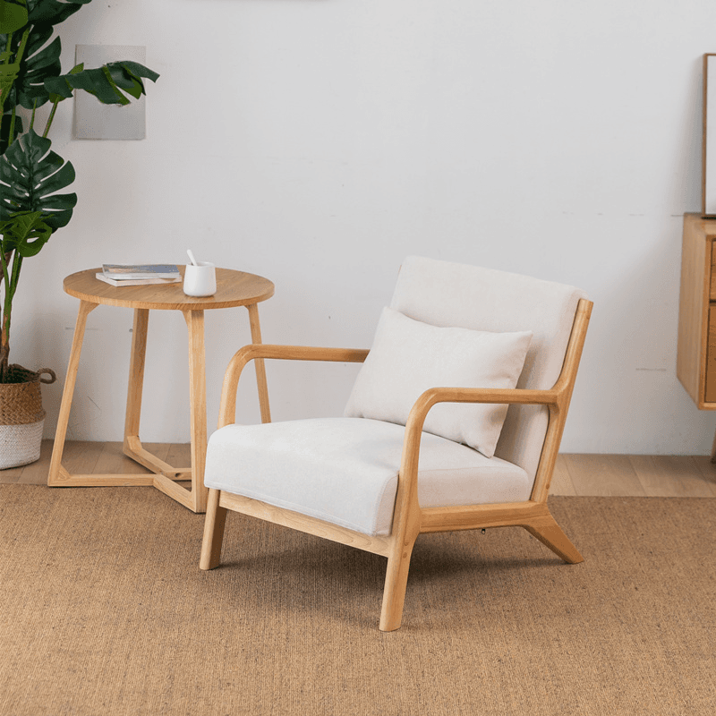 Casual Chalk/Cocoa/Azure Wood Rocking Chair Couch thumbnail 13