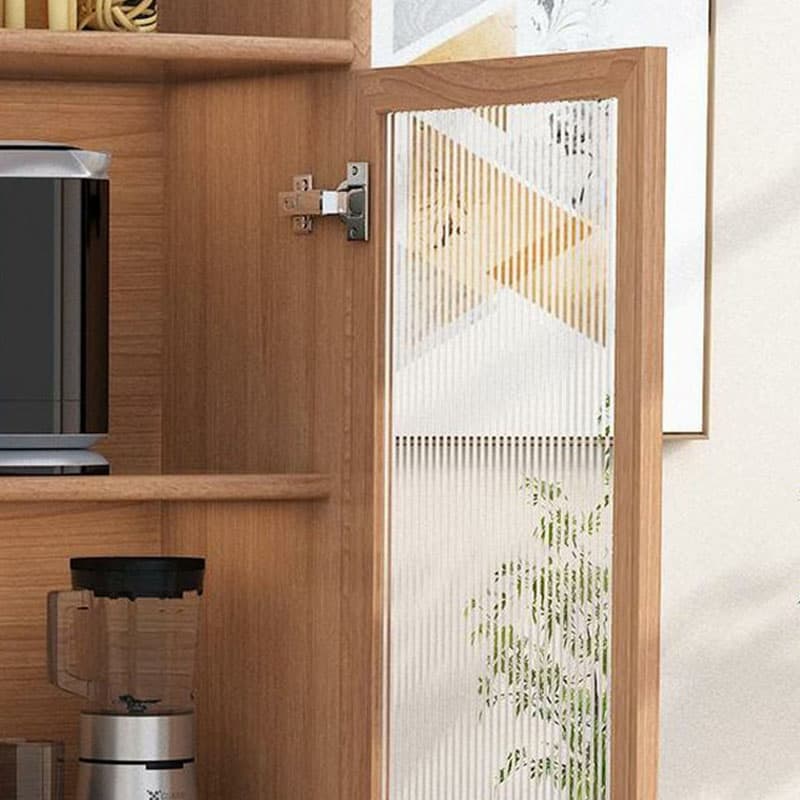 Scandinavian Style Narrow Wood Cabinet 40 cm Buffet & Sideboard Without Drawers Server thumbnail 15