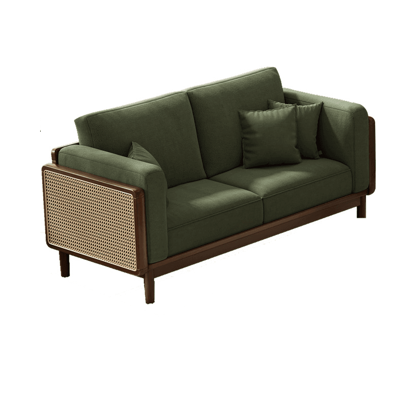 Victorian Style Jade Green Sofa Couch/Single Sofa for Sitting Room with 1 to 5 Pillows thumbnail 23