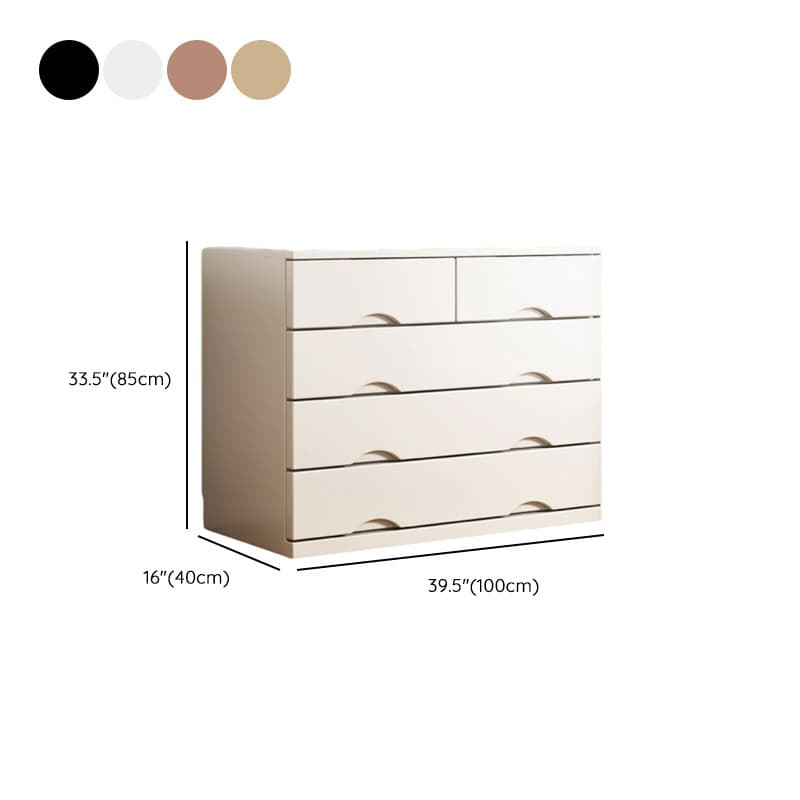 Simple Raw Wood Double Dresser with Multiple Drawer Configurations - Horizontal/Vertical thumbnail 12