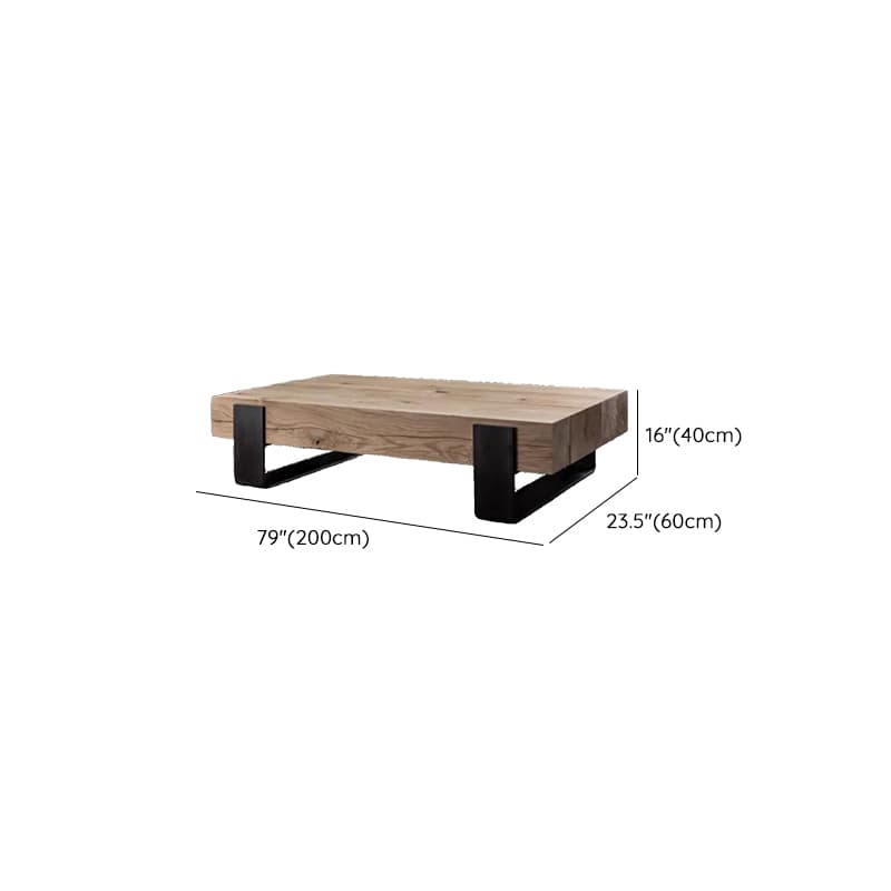Pine Square Sledging Board Game Coffee Table for Home thumbnail 16