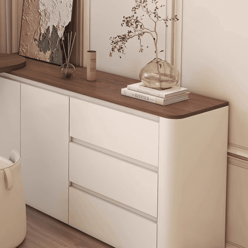 Modish Engineered Wood Large Makeup Vanity with 3 Drawers thumbnail 5