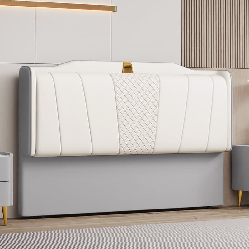Modish Style Panel Headboard in Pine Wood with No Distressing, Rectangle Shape for Queen/Full/Twin XL Bed, Featuring Sponge Upholstery and Standard Height thumbnail 9