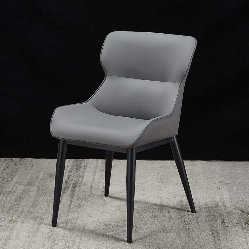 Modern Simple Style Upholstered Dining Chairs with Ergonomic Curved Backrest thumbnail 5
