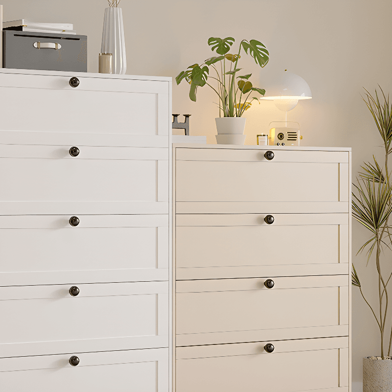 Simple Steel Bachelor Chest with 3/5/4 Drawers in Vertical/Horizontal Orientation thumbnail 4