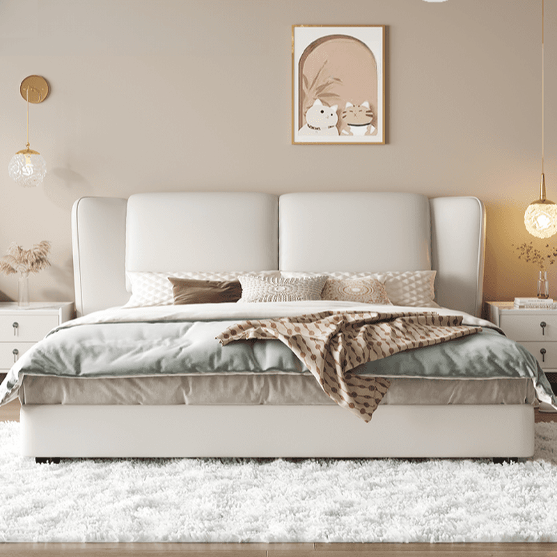 Solid Color Storage Bed/Platform Bed with Pine Wood Frame for Living Room thumbnail 3