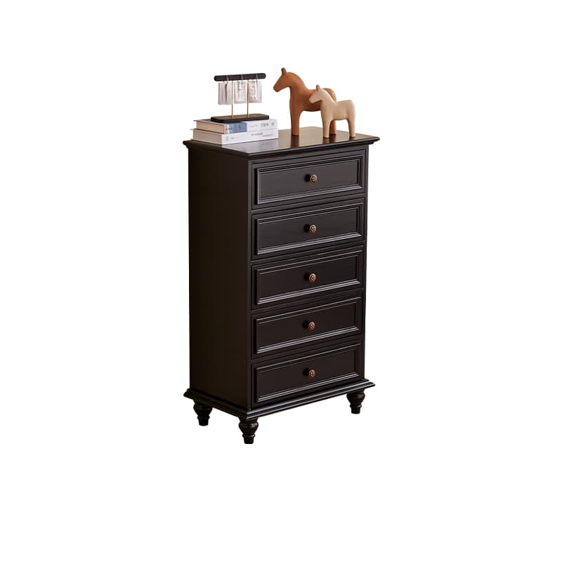 Casual Raw Wood Console Dresser/Semainier with 5/7/9 Drawers in Horizontal/Vertical Orientation thumbnail 1