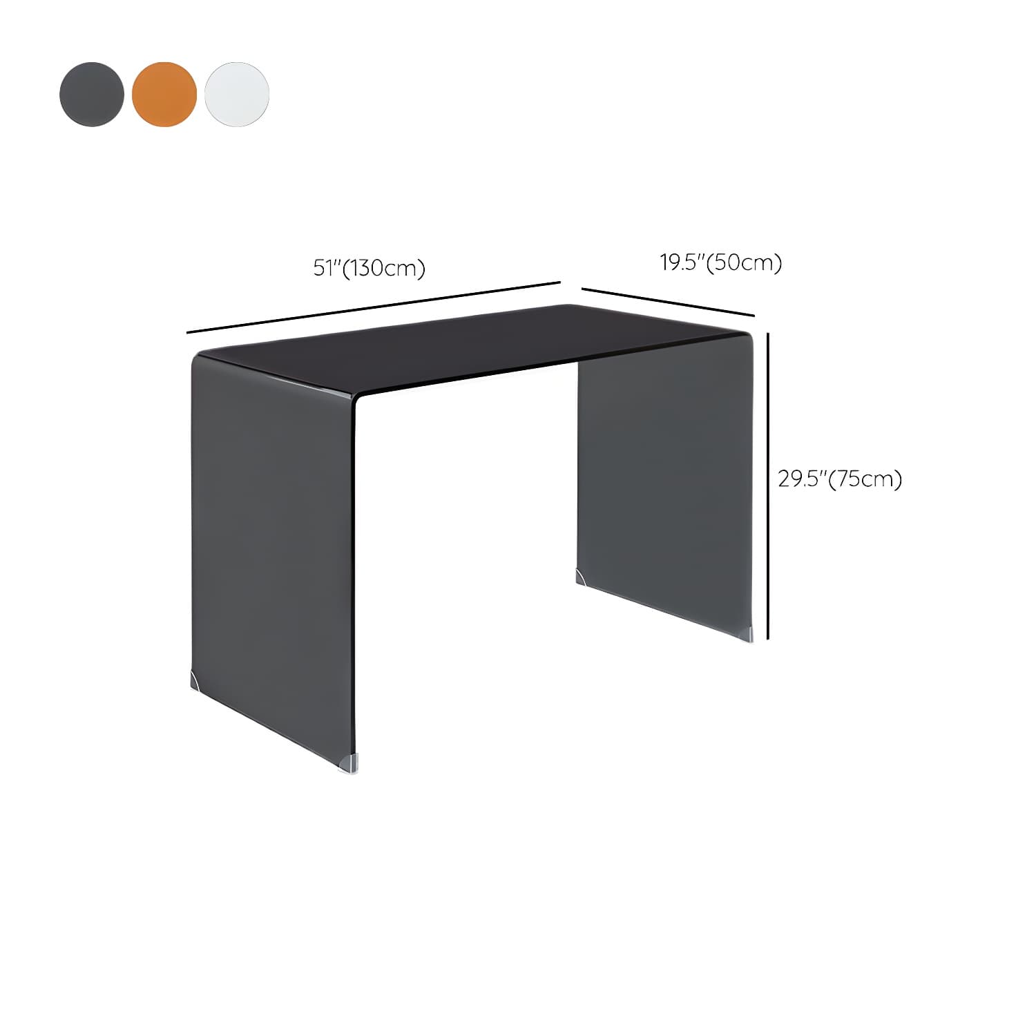 Contemporary Make-up Vanity Standing Glass Bedroom Makeup Vanity Set thumbnail 29
