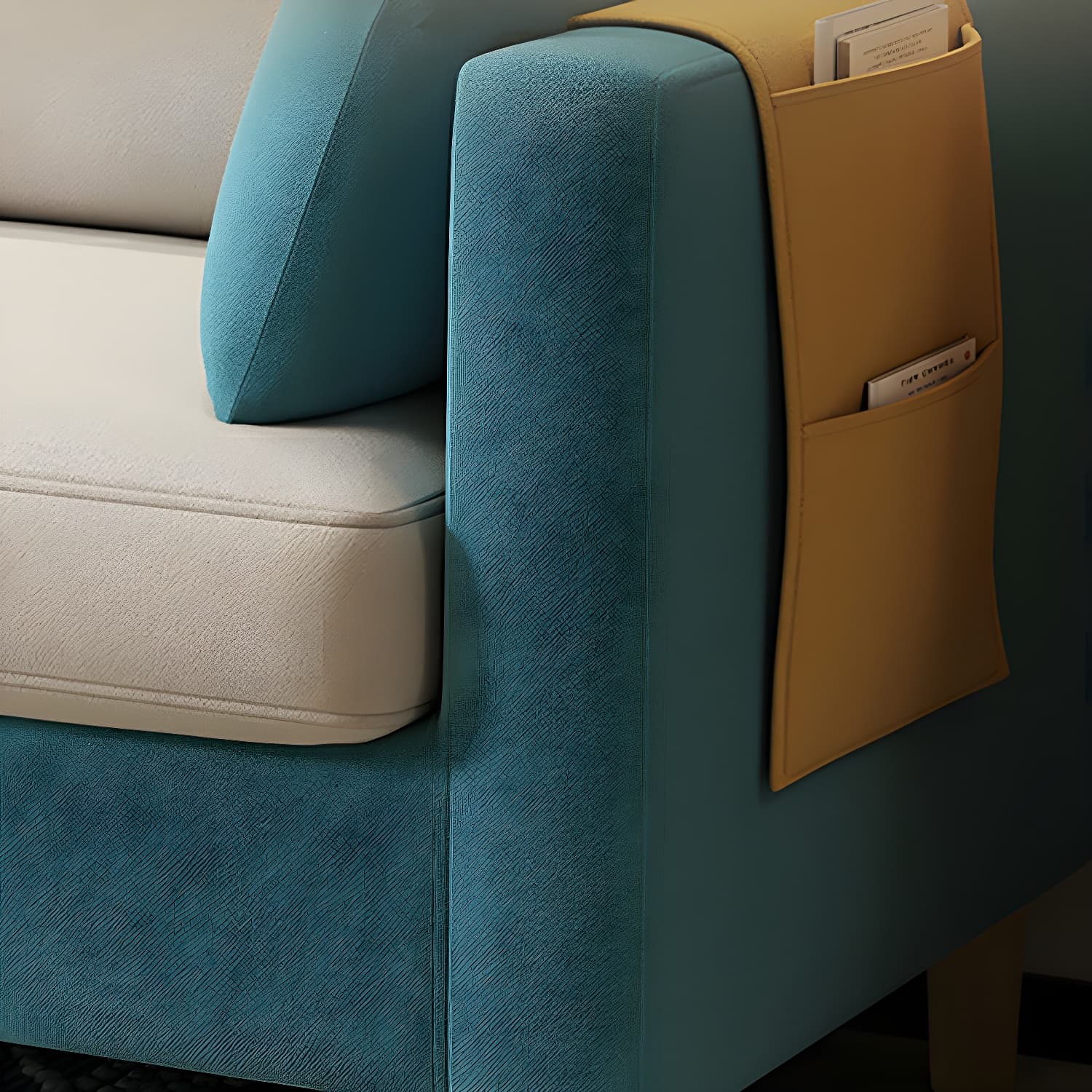 Contemporary Square Arm Loveseat with Machine Washable Cover and Pillows thumbnail 22