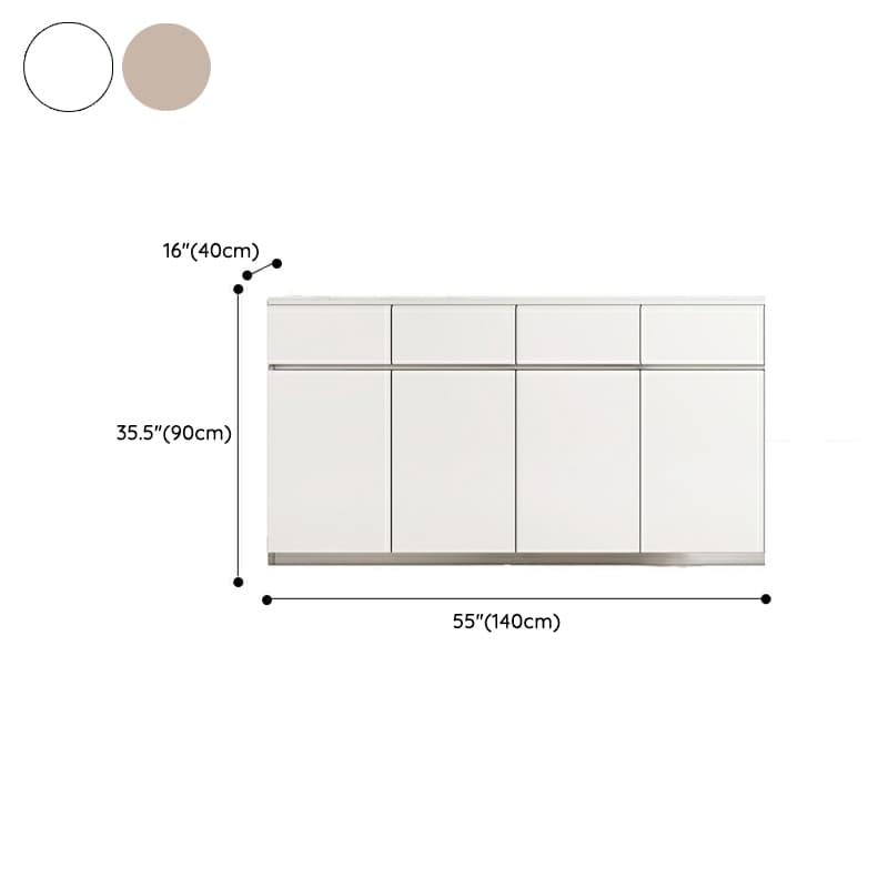 50'' Modern Wood Sideboard/Credenza with Drawers, Cabinets, and Non-adjustable Shelves thumbnail 15