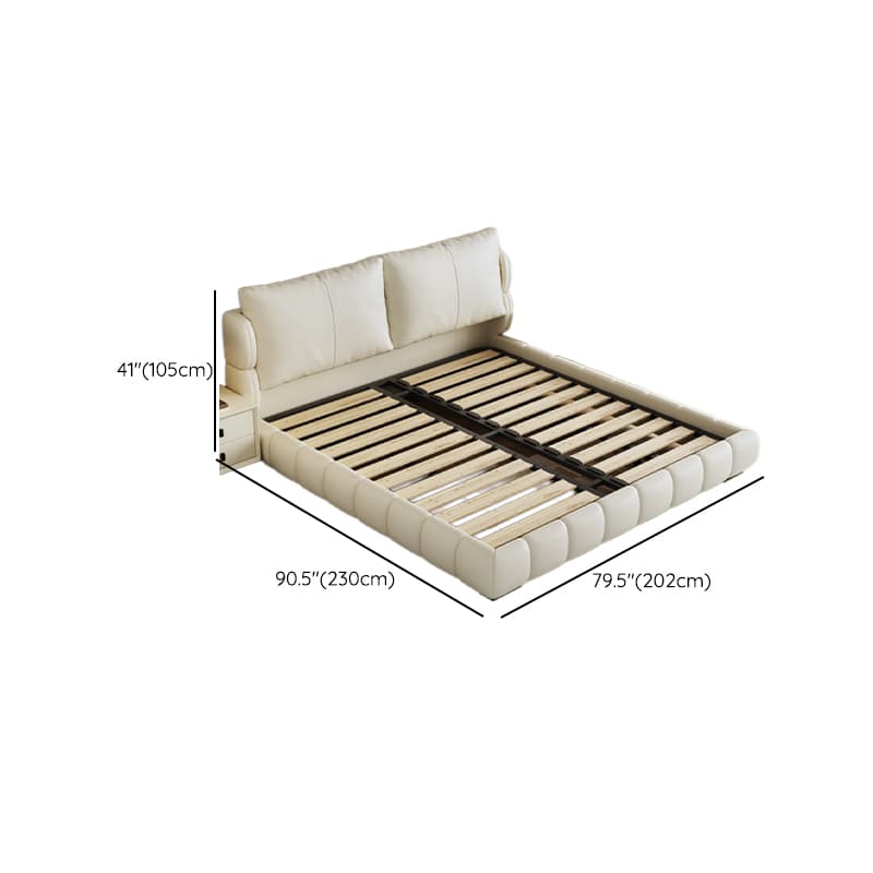 Chalk Storage Included/Pallet Bed Frame with Leg and Lumber Frame for Living Room in a Modern Simple Style thumbnail 9