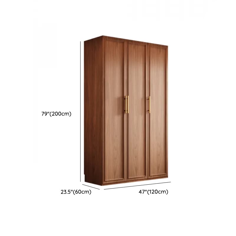 Acorn Minimalist Wooden Independent Wardrobe Closet with Soft Close Drawer, Soft Close Door, and Interior Shelves thumbnail 6