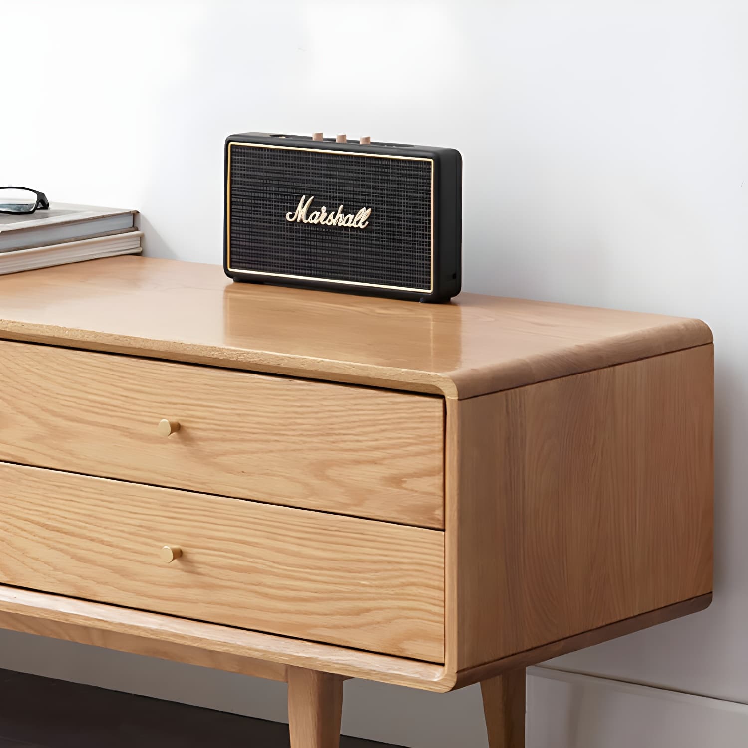 Scandinavian TV Stand with Low Height and the Cabinet Storage thumbnail 11