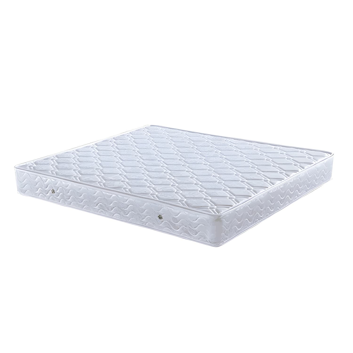 Scandinavian Solid Wood Platform Bed 9.8" H Bed Frame with Mattress thumbnail 1