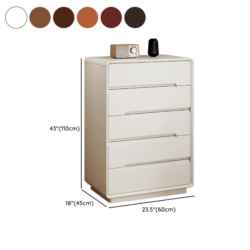 Simplistic Bleached Wood Lingerie Chest/Double Dresser/Bachelor Chest with 5/4/6 Drawers in Vertical/Horizontal Orientation thumbnail 17