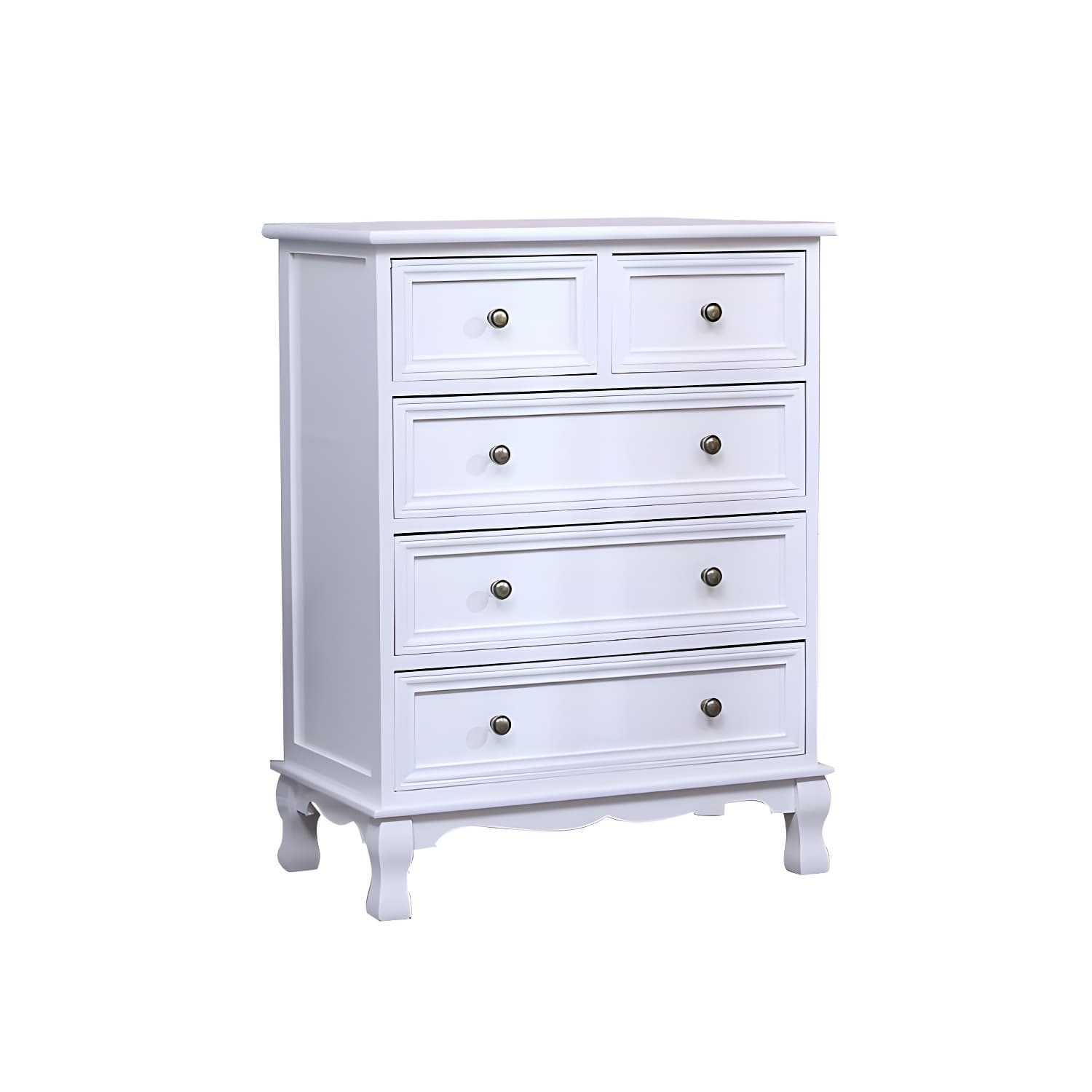 Vintage Solid Wood Dresser 14" W Vertical Storage Chest with Drawers thumbnail 10