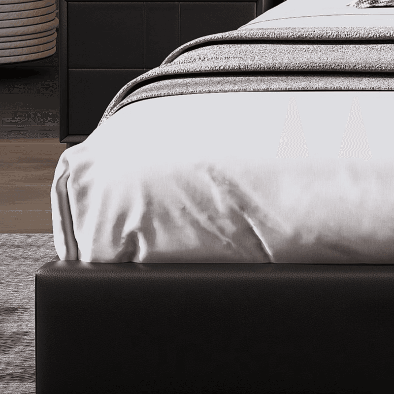 Solid Color Storage Bed/Platform Bed with Pine Wood Frame, Button-tufted for Living Room thumbnail 4