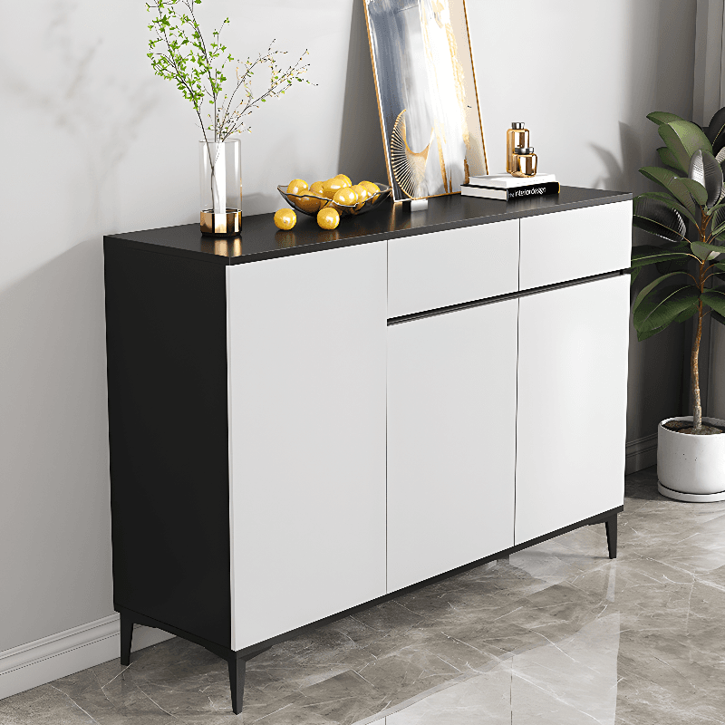 Versatile Sideboard with 2/3 Drawers, Closet Cabinet, Standard/Narrow/Wide Sizes, 3/Two Internal Shelves, Drawer Storage, Manufactured Wood/Stone Countertop, and 4/2/3 Doors thumbnail 1
