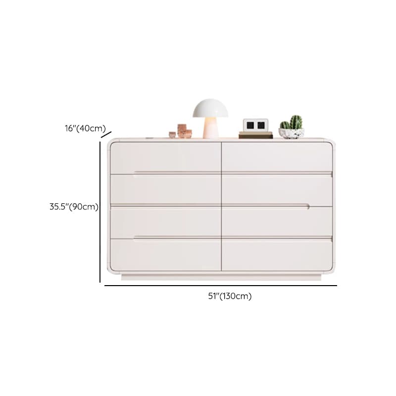 Art Deco White Horizontal/Vertical Bleached Wood Double Dresser/Bachelor Chest with 6 Drawers/8 Drawers/4 Drawers thumbnail 17