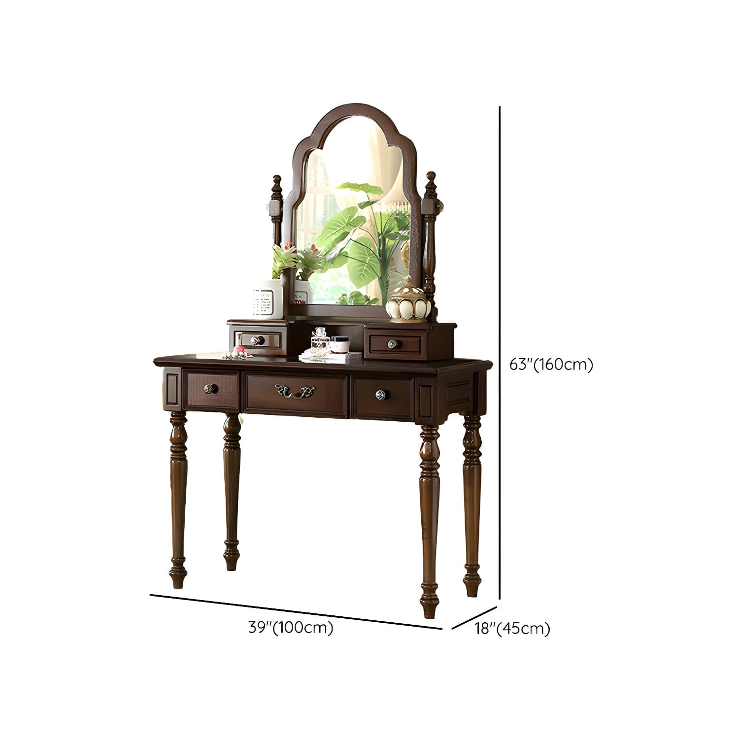 Old School Auburn Sleeping Quarters Rubberwood Push-Pull Tabletop Storage thumbnail 17
