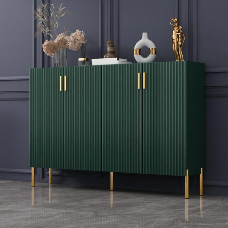 Floor Freestanding Sideboard/Server in Wood with Countertop and Three/Five Internal Shelves in a Luxury Style thumbnail 5