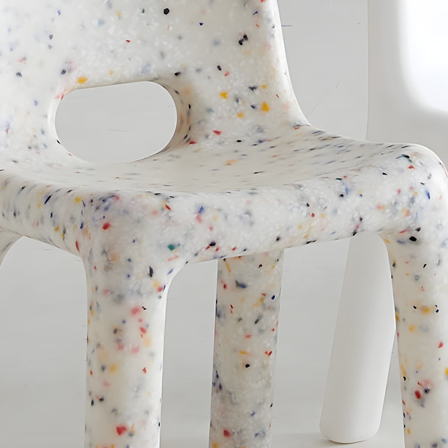 Scandinavian Style Non-Upholstered Low Back Plastic Side Chair for Kitchen & Dining thumbnail 13