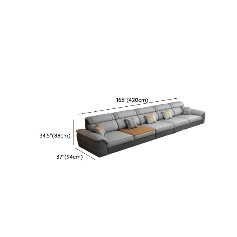 4 Pc L-Shape/Straight Left Hand Facing/Horizontal Sofa Recliner/Sofa Couch for 5 Person thumbnail 20