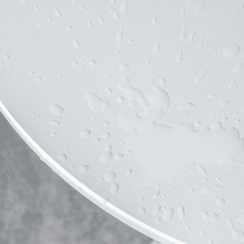 Circular-shaped/Square Standard Height Dining Table for 2 People with Fixed Table Top in a Minimalist Style thumbnail 9