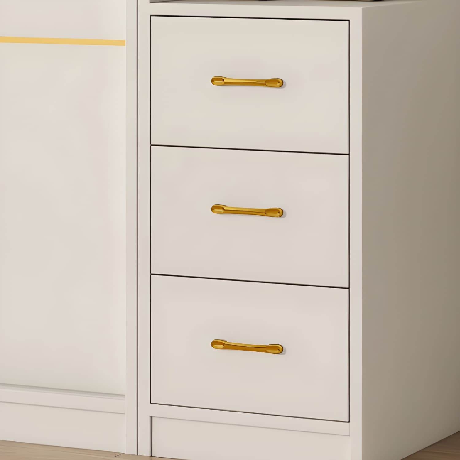 Spacious White Wardrobe Armoire with Shelves and Clothing Rod - Your Perfect Closet Solution thumbnail 8
