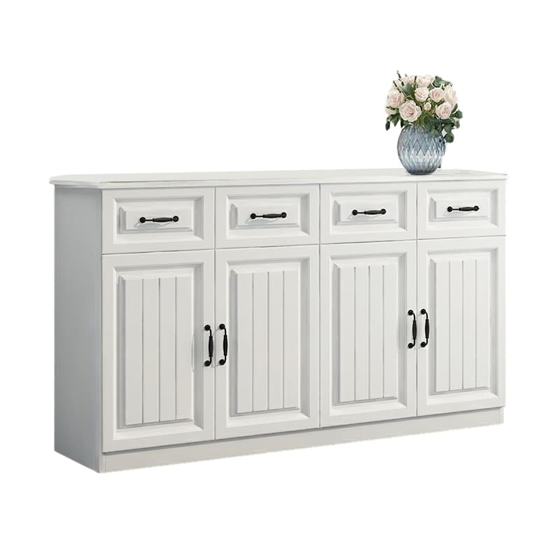 White Buffets & Sideboards with Cabinets and Drawers for Dining Room - image 10