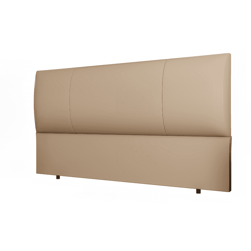 Simplistic Style Panel Headboard in Natural Wood with No Distressing, Rectangular Shape for Queen/Full/Twin XL Bed, Featuring Sponge Upholstery and Standard Height thumbnail 4