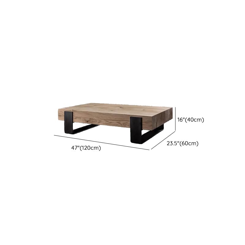 Pine Square Sledging Board Game Coffee Table for Home thumbnail 8