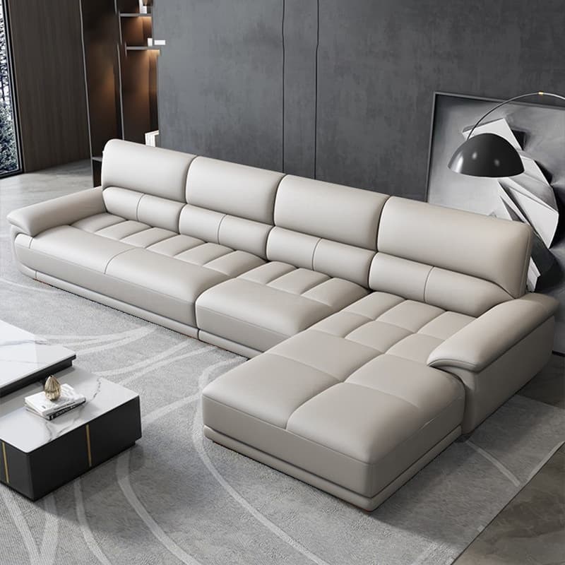 Straight/L-Shape Leather Sofa/Sofa Recliner with Horizontal/Right Hand Facing Orientation thumbnail 3
