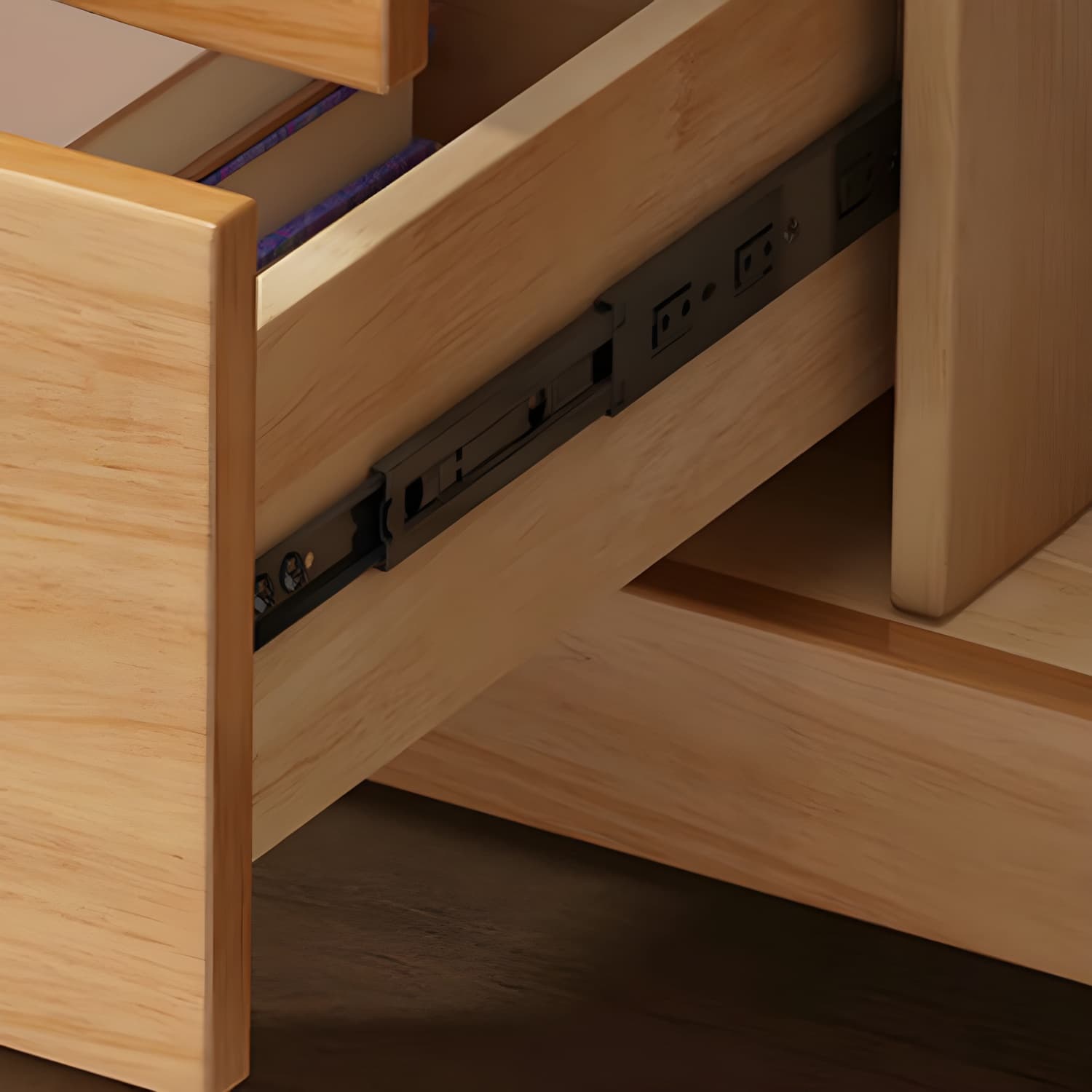 29.5"Tall 4 - Drawer Accent Cabinet, Wooden Rectangle Cabinet thumbnail 8