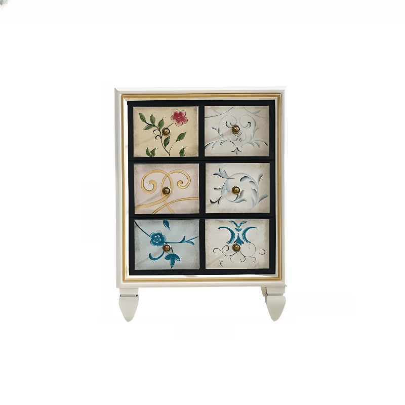 Modern Simple Style 3 Tiers/5 Tiers/4 Tiers Bachelor Chest/Console Dresser/Semainier in Solid+Manufactured Wood, Dyed Finish thumbnail 5