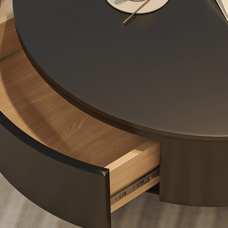 Double Nesting/Single Accent Table Set with Rounded Top and 2 Drawers thumbnail 12