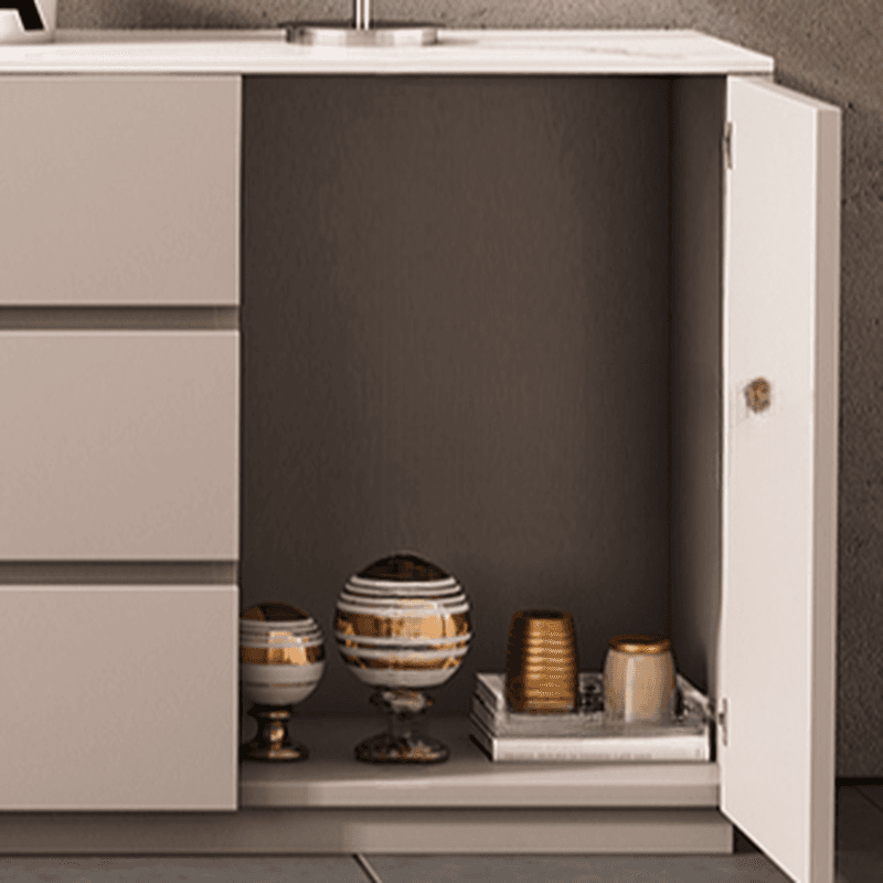 2-Door & 6 Drawers Rectangular TV Stand with Changeable Shelf for Sitting Room, 3 Tiers thumbnail 13