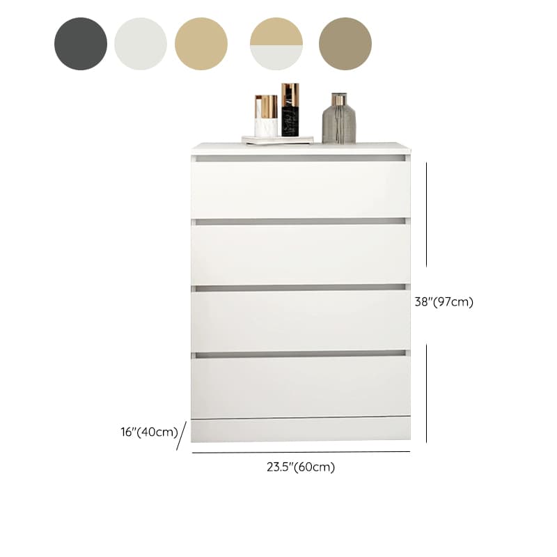Contemporary Narrow Wood Dresser with Drawers for Living Room thumbnail 16