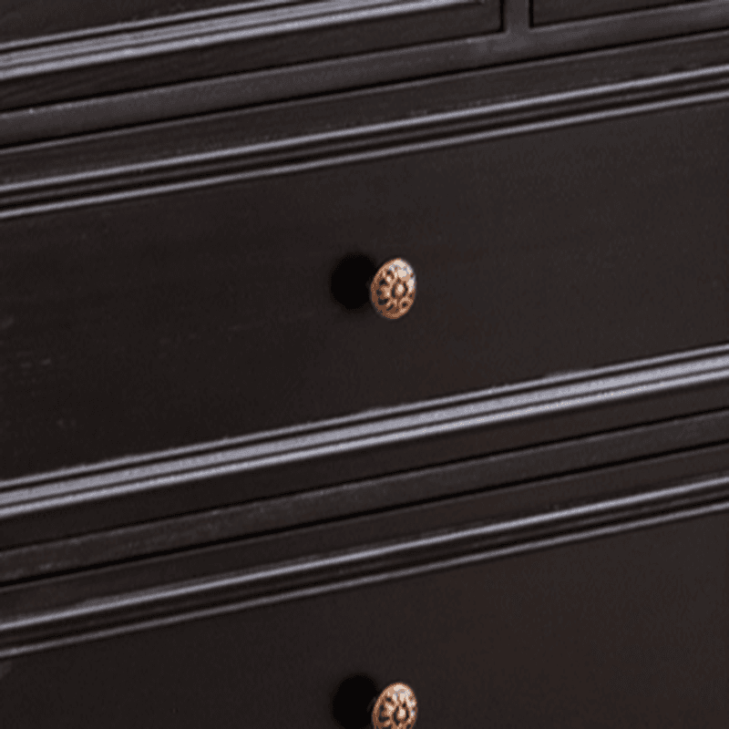 Casual Raw Wood Console Dresser/Semainier with 5/7/9 Drawers in Horizontal/Vertical Orientation thumbnail 8