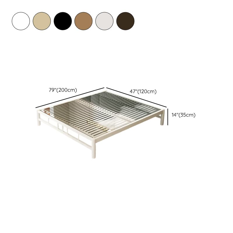 Solid Color Stainless Steel Platform Bed for Bedroom thumbnail 14