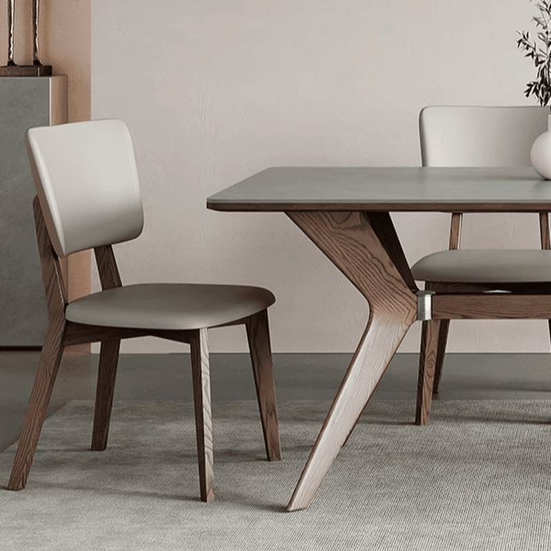 Slate Stone Dining Table Set for 6 People in Dove Grey thumbnail 8