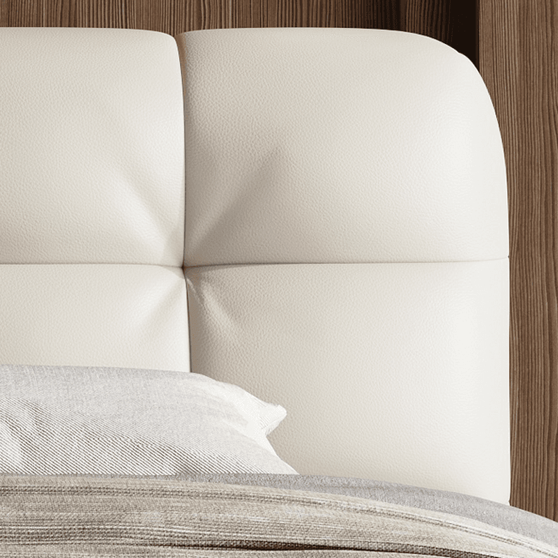 Beige Solid Color Storage Bed with 3 Storage Boxes, Pine Wood Frame, and Button-tufted Design for Living Room thumbnail 3