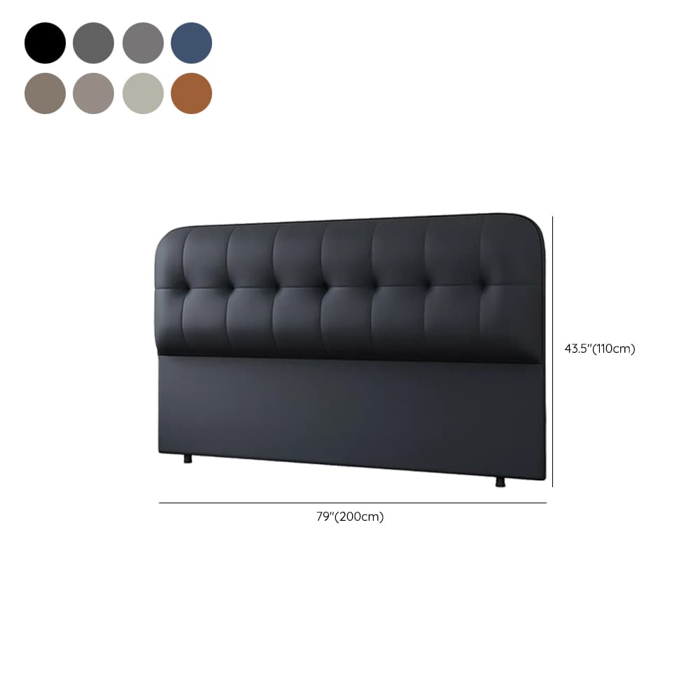 Modish Free-standing Standard Full(54"W x 75"L)/Twin(38"W x 75"L) Panel No Distressing With Legs in Wood and Stitch-tufted thumbnail 20
