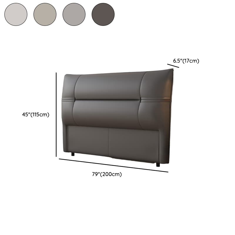 Simplistic Panel Headboard with No Distressing, Piled Tufted Rectangular Shape for King/Queen/Full Bed, Featuring Sponge Upholstery and Standard Height thumbnail 14