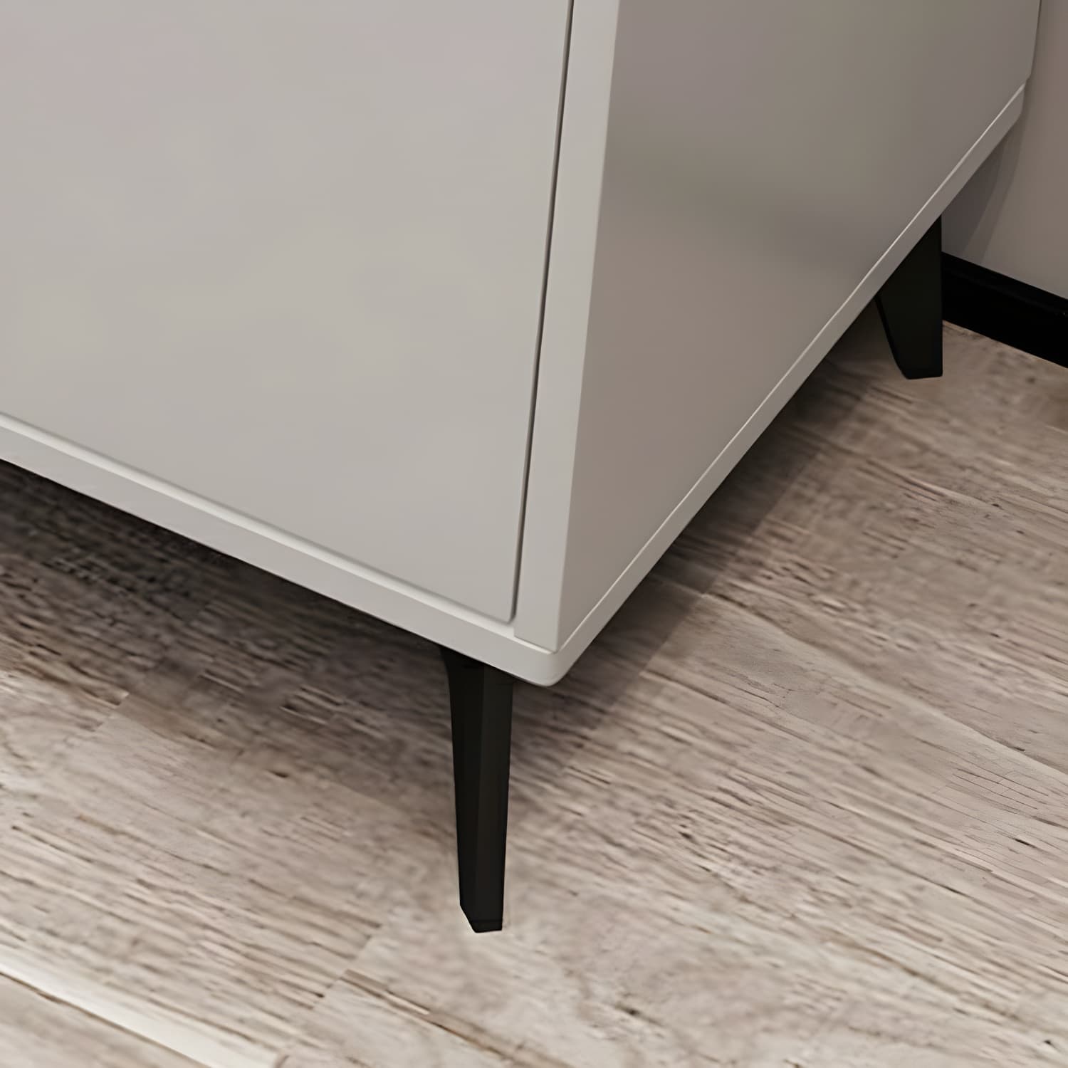 Modern Wood Sideboard with 3 Drawers and 3 Doors - Overall Dimensions 40cm W x 85cm H thumbnail 11