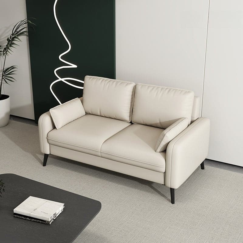 Tear Resistant Loveseat in Gray/Navy Blue/Amber Color with Arm thumbnail 5