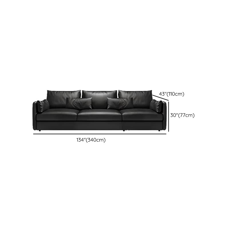 Straight/L-Shape Horizontal/Right Ink/White Sofa Couch/Sofa Recliner with Concealed Support for Drawing Room thumbnail 17