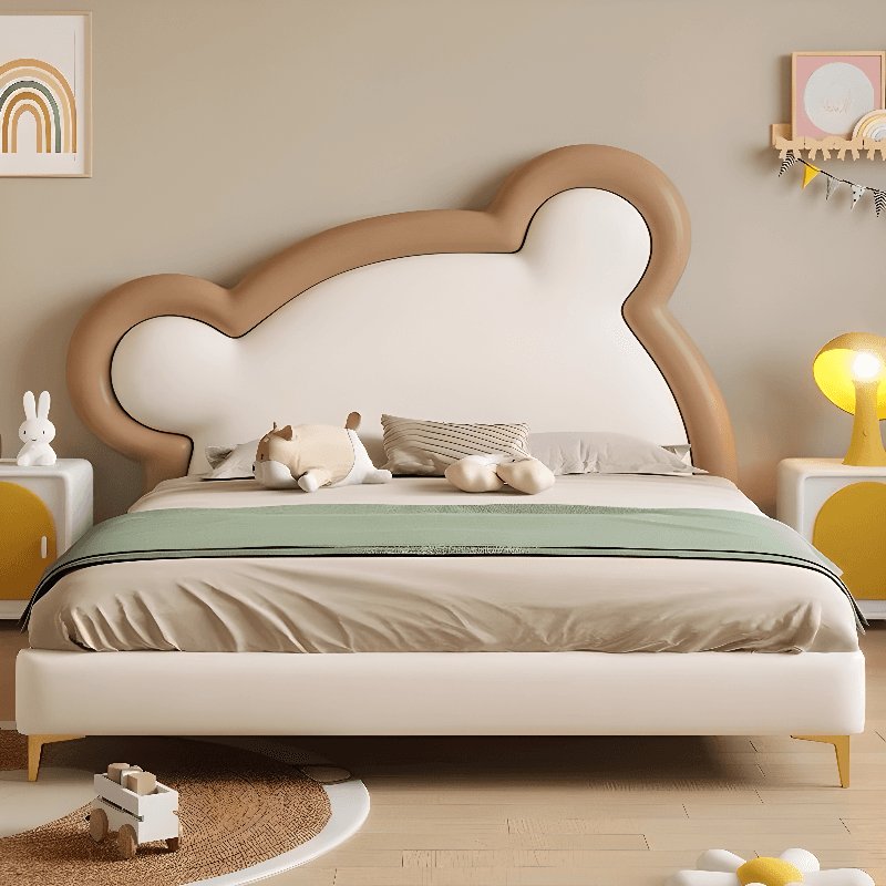 Modern Free-standing Standard King(76"W x 80"L)/Queen(60"W x 80"L)/Full(54"W x 75"L) Arched/Portman/Camelback Panel No Distressing With Legs in Wood thumbnail 6