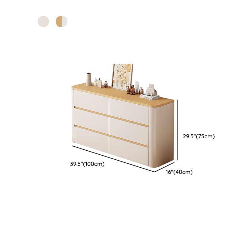 Casual Composite Wood Console Dresser/Bachelor Chest with 8/6/4 Drawers in Horizontal/Vertical Orientation thumbnail 12