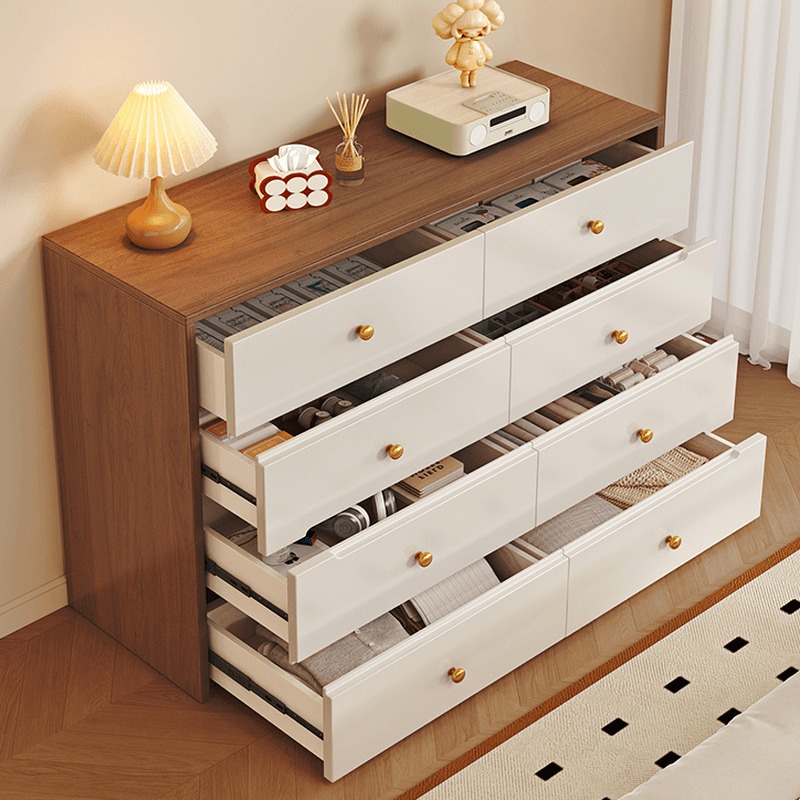 Simple Reclaimed Wood Double Dresser/Bachelor Chest with 6/8/5 Drawers in Horizontal/Vertical Orientation thumbnail 7
